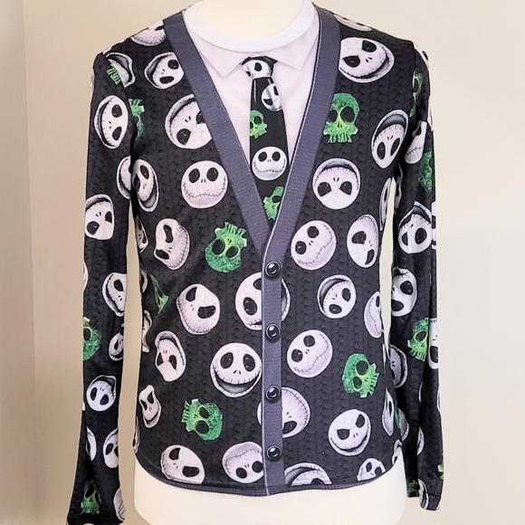 Nightmare Before Christmas pajama top small - Picture 1 of 8